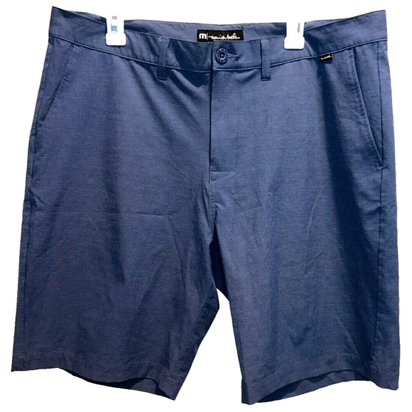 Travis Mathew Men's 38 Waist Blue Performance‎ Golf Casual Stretch Shorts - Picture 1 of 4